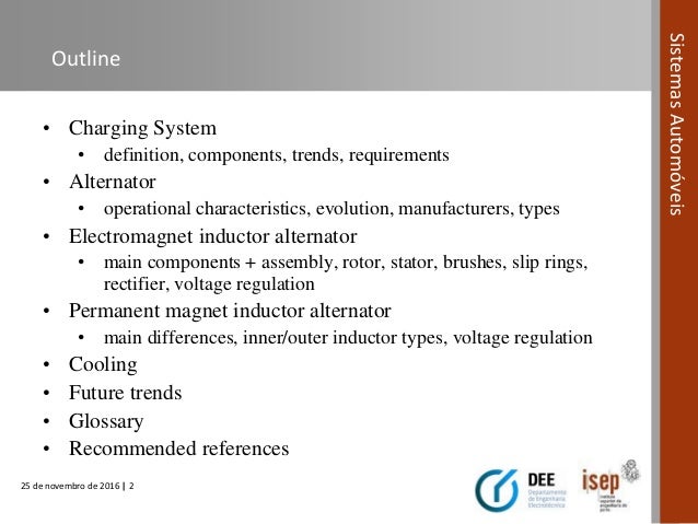 automotive systems course (module 07) charging systems for road veh\u2026automotive systems course (module 07) charging systems for road vehicles